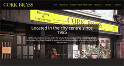 Desktop Screenshot of corkbrass.com