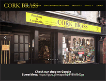 Tablet Screenshot of corkbrass.com